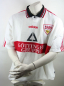 Preview: Adidas VfB Stuttgart jersey 10 krassimir Balakov 1997/98 Göttinger Gruppe  white home men's XS = 164 cm