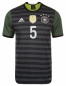 Preview: Adidas Germany jersey 5 Mats Hummels Euro 2016 away grey men's M - Kopie