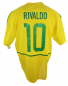 Preview: Nike Brasilien Trikot 10 Rivaldo 2002 WM Weltmeister Heim Gelb Herren XL