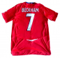 Preview: Umbro England Trikot 7 David Beckham Euro 2008 away rot Herren L
