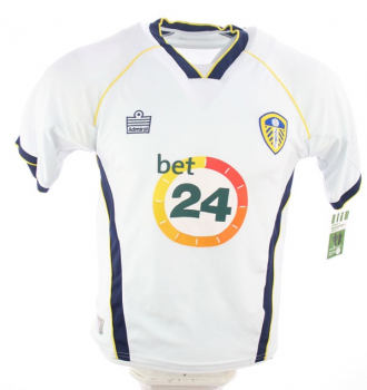 Admiral Leeds United jersey 2006/07 bet24 home white men's S