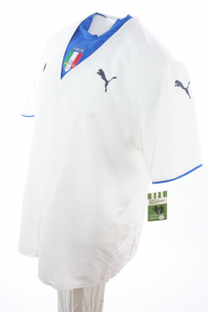 Puma Italy jersey italia 9 Luca Toni World cup 2006 Champion away white men's XL