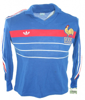 Adidas France Jersey Euro 1984 Champions 84 home men's small