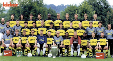 Nike Borussia Dortmund jersey BVB 1998/99 black away S.Oliver kids XL - 164-176cm (b-stock)