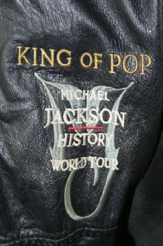 Michael Jackson Leder Jacke History World Tour Hand Signiert Herren M