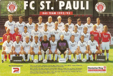Patrick FC St. Pauli Trikot 1992/93 Deutscher Ring Neu Heim Herren XL oder XXL/2XL