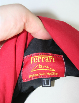 Original Ferrari jacket Michael Schumacher collection black red Formel 1 F1 men's M