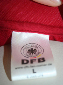 Original Deutschland Jacke offizielle DFB Trainingsjacke Rot Herren L