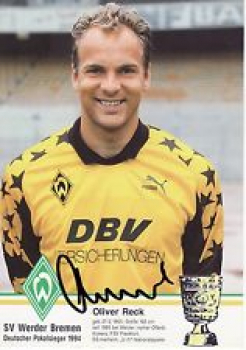 Puma SV Werder Bremen keeper jersey 1 Oliver Reck 1988-1992 Portas Matchworn men's L