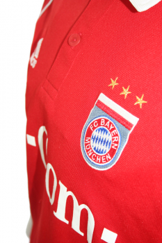 Adidas FC Bayern München Trikot 14 Claudio Pizarro 2005/06 T-Com signiert NEU Heim Herren XL