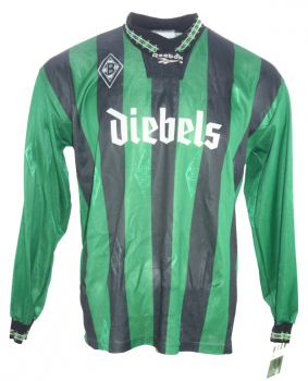 Reebok Borussia MönchenGladbach Trikot 10 Effenberg Diebels 1996/97 Matchworn Herren L