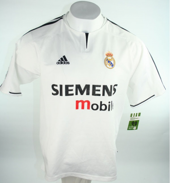 Adidas Real Madrid jersey 5 Zidane 2003/04 chinese nameset men's M (B-War)