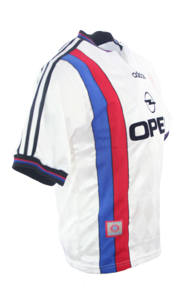 Adidas FC Bayern Munich jersey 1995/96 Opel white men's S-M/M/L/XL/XXL or kids 176/128 cm