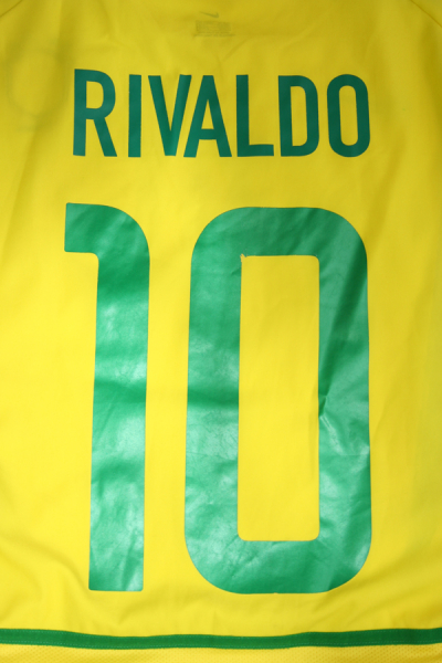 Nike Brazil jersey 10 Rivaldo world cup 2002 home new men's S/M/L/XL/XXL