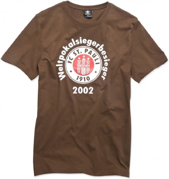 Vintage FC St. Pauli jersey Weltpokalsiegerbesieger cotton football shirt home men's XL