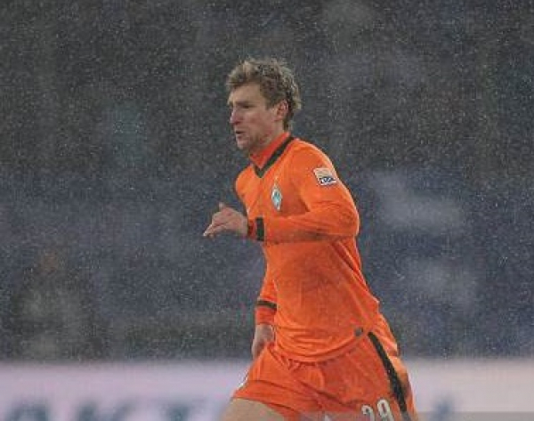 Nike SV Werder Bremen Trikot 29 Per Mertesacker 2009/10 Orange Away Herren M