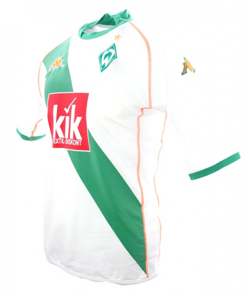 Kappa SV Werder Bremen jersey 2004/05 Kik home white men's M/L/XL/2XL/XXL