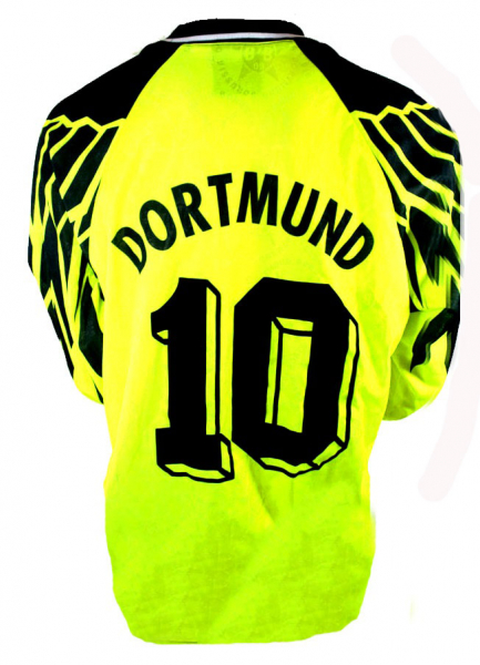 Nike Borussia Dortmund Meister Trikot 10 Andreas Möller 1994/95 Die Continentale Gelb Herren S
