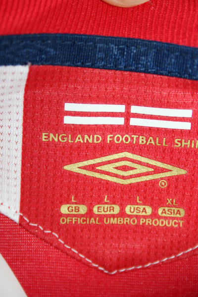 Umbro England Trikot WM 2006 Auswärts Rot Herren L