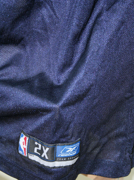Reebok Dallas Mavericks jersey 41 Dirk Nowitzki NBA away Mavs swingover blue men's L or XXL/2XL