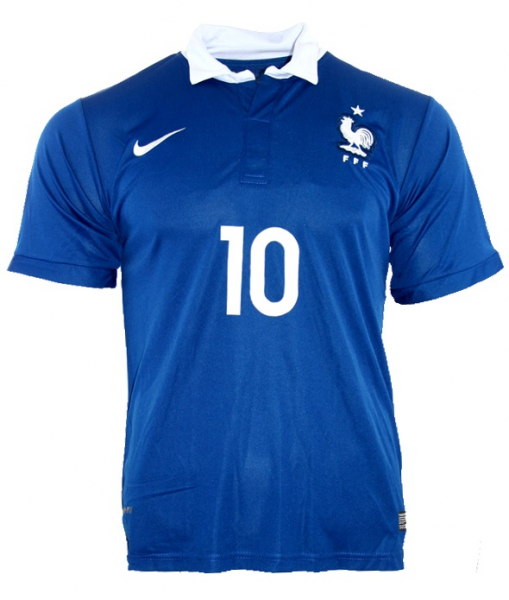 Nike Frankreich Trikot Euro 2012 Heim Blau Event 3rd Herren M