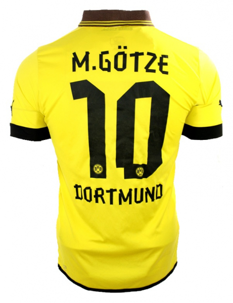 Puma Borussia Dortmund jersey 10 Mario Götze 2012/13 BVB home Evonik men's M/XL or 2XL/XXL