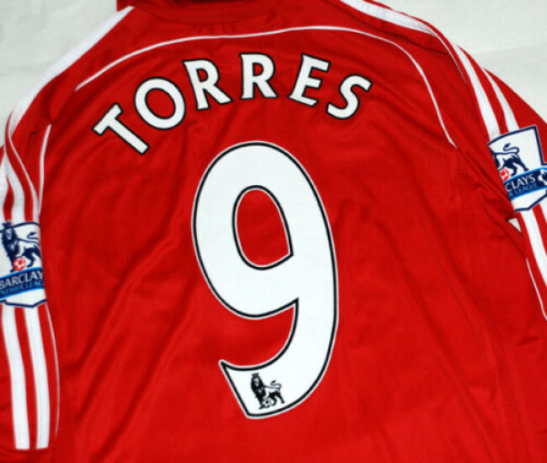 Adidas FC Liverpool Trikot 9 Fernando Torres 2007/08 Matchworn Formotion Langarm Herren XL