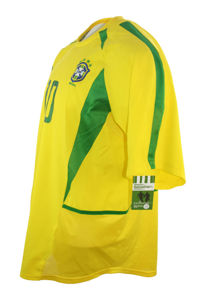 Nike Brazil jersey 10 Rivaldo world cup 2002 home men's XL